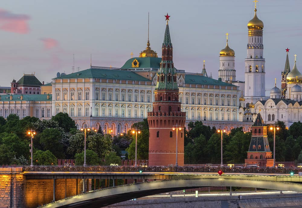 Kremlin Sarayının bir görüntüsü